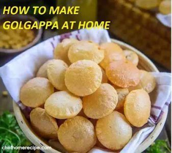 how to make suji golgappa
