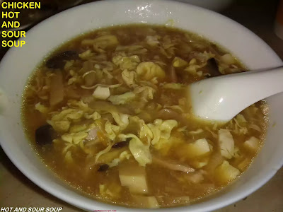 Hot and sour chicken soup
